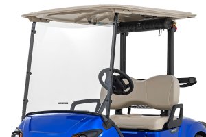 Full Windshield | Scratch Resistant | Yamaha Drive2 Golf Cart