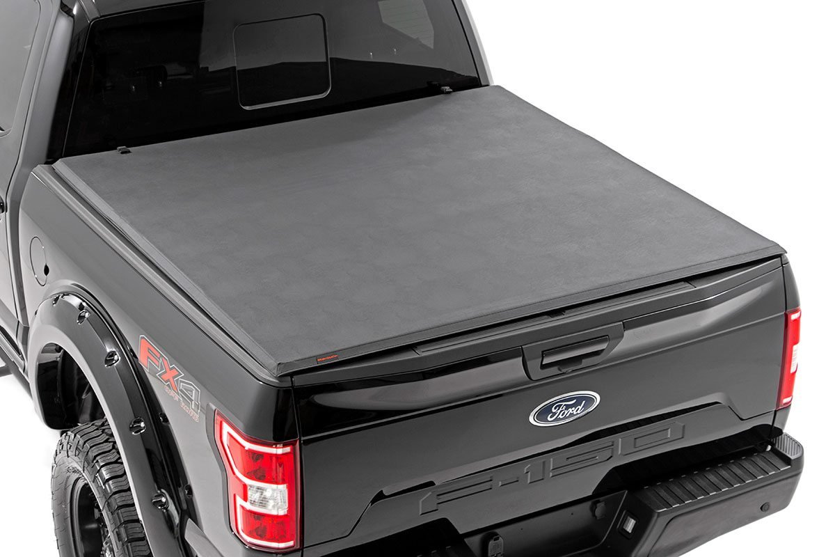 RC44509550 Soft Tri-Fold Bed Cover | 5'7" Bed | Ford F-150 2WD/4WD (09-14)