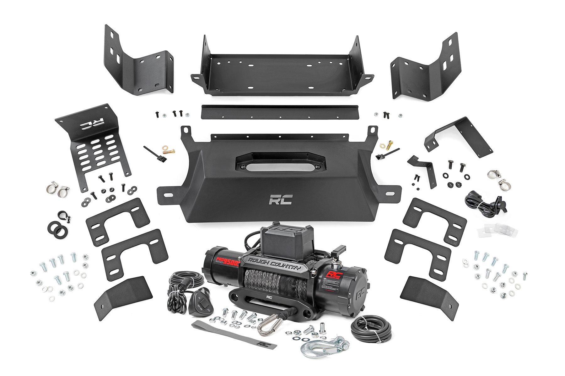 Front Bumper Hidden Winch Mount | 9500S | Ford Bronco 4WD (2021-2023)