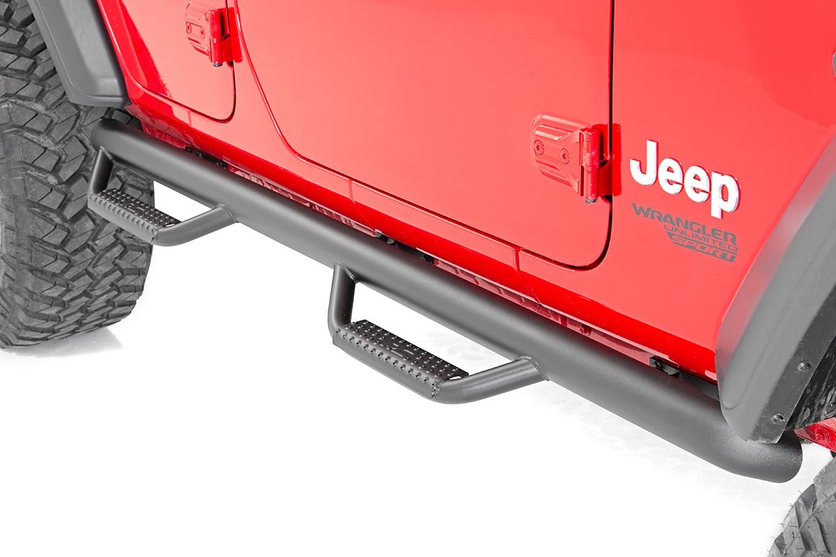 RCJ1866 Nerf Steps | Wheel to Wheel | 4 Door | Jeep Wrangler JL 4WD (18-23)