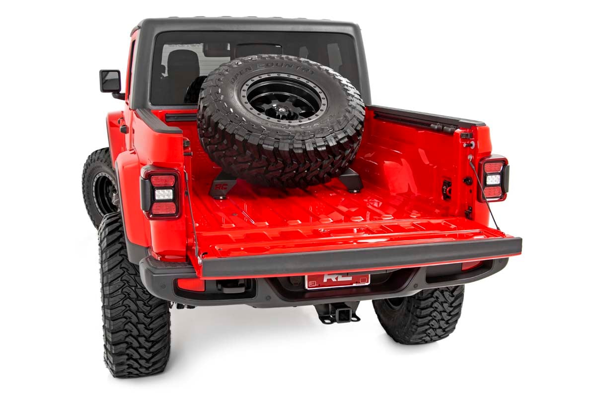 10544 Bed Mount Spare Tire Carrier | Jeep Gladiator JT 4WD (2020-2023)