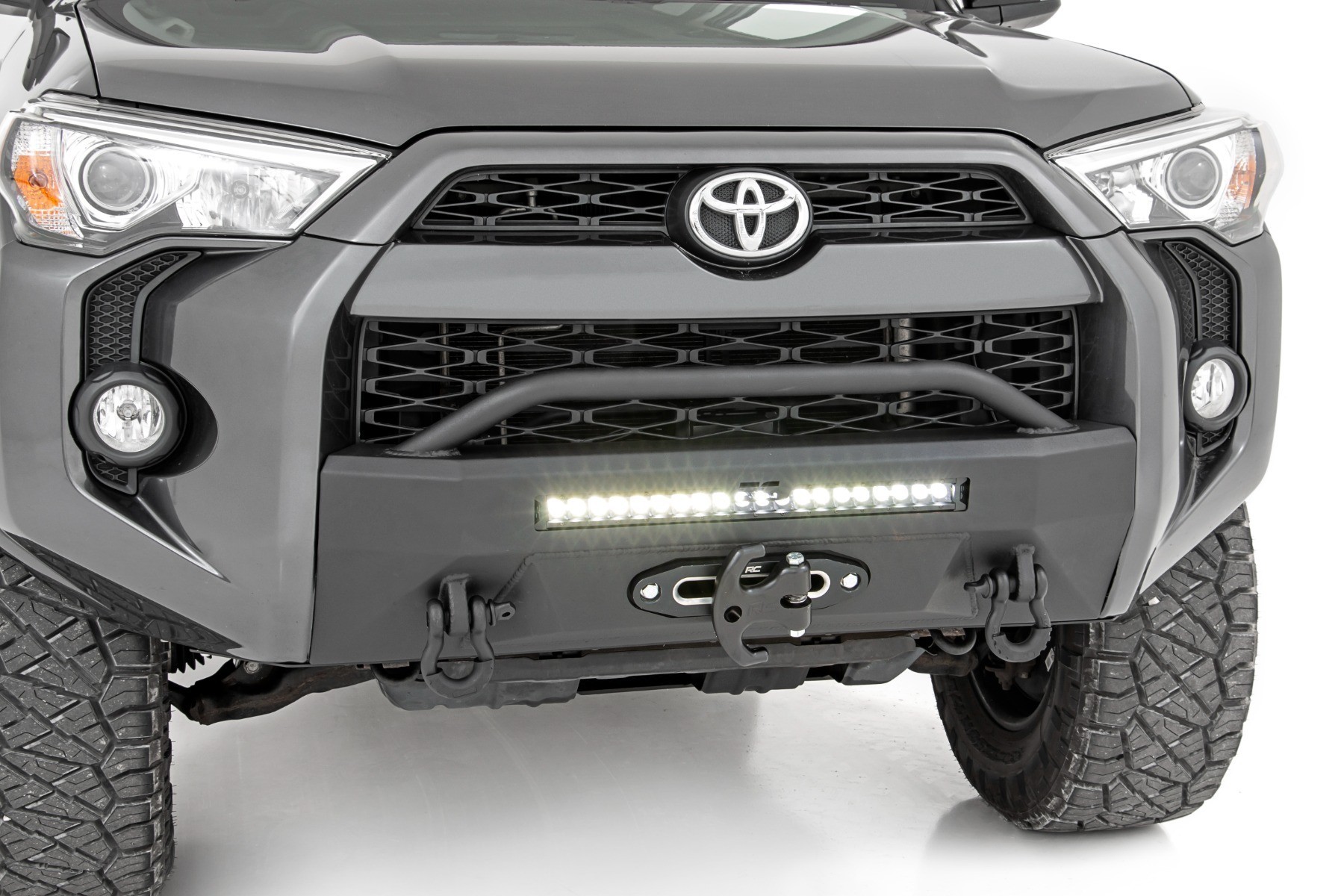 Front Bumper | Hybrid | 20" Blk DRL | Toyota 4Runner 2WD/4WD (14-23)