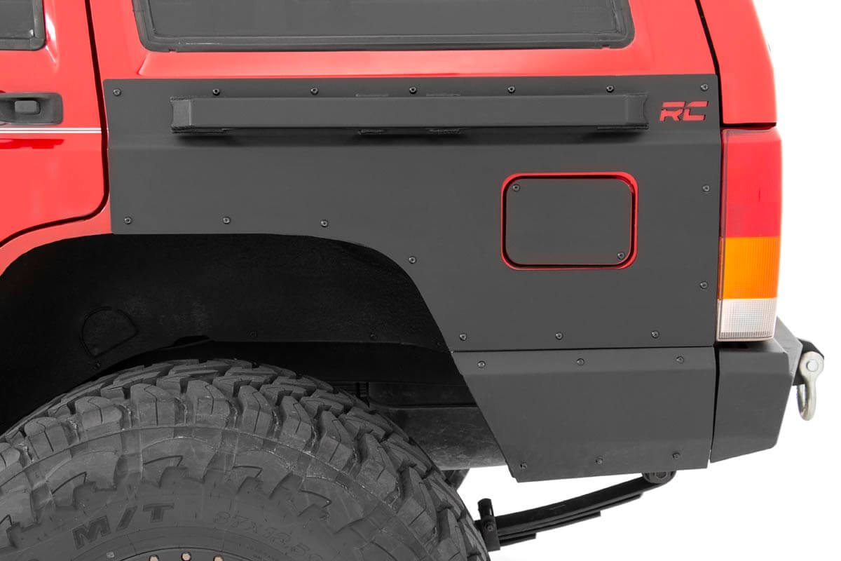 RC-10579 Fender & Quarter Panel Armor | Rear | Combo | Jeep Cherokee XJ (97-01)