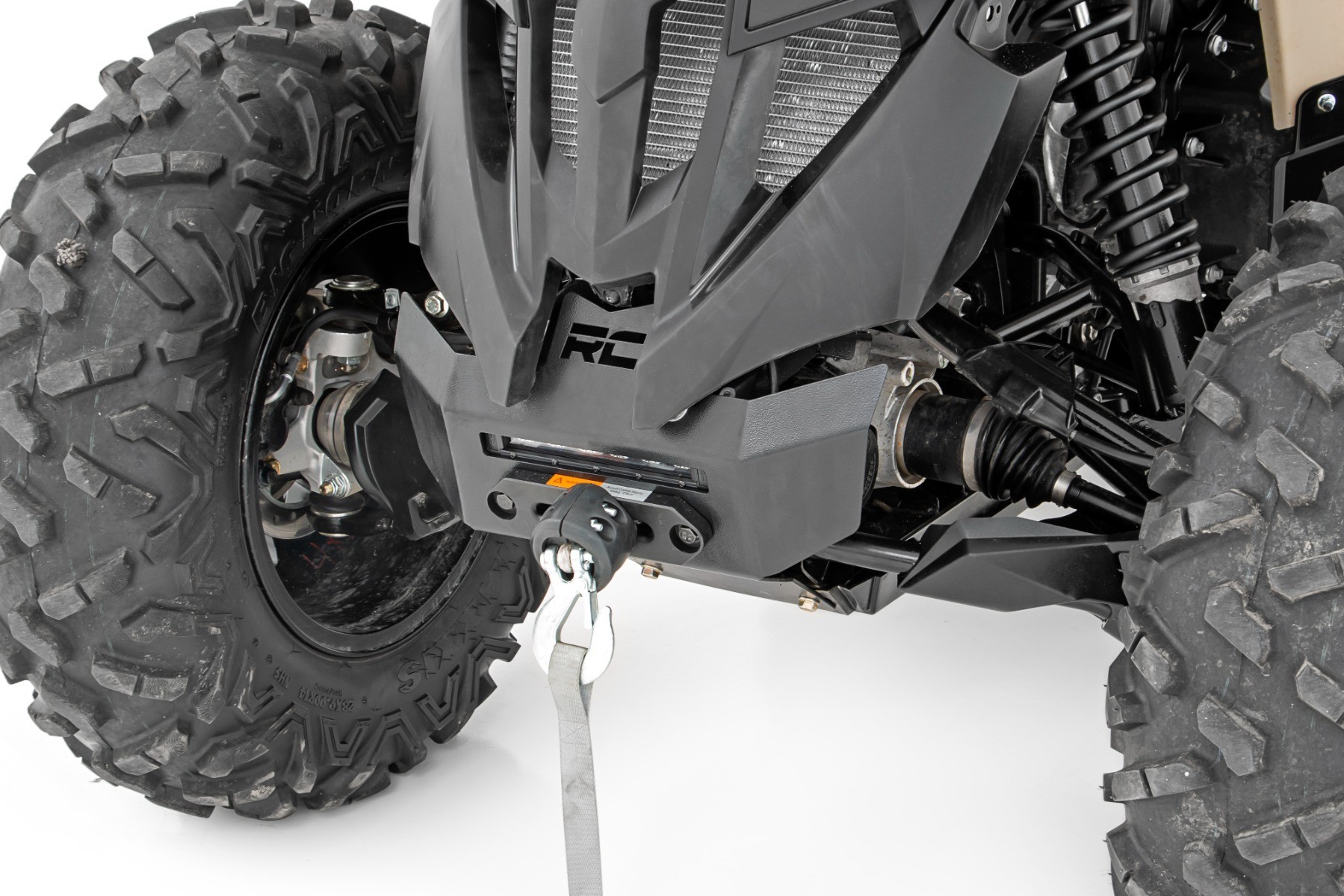 Winch Bumper | Black Series LED | 6" Light | Slime Line | Can-Am Renegade