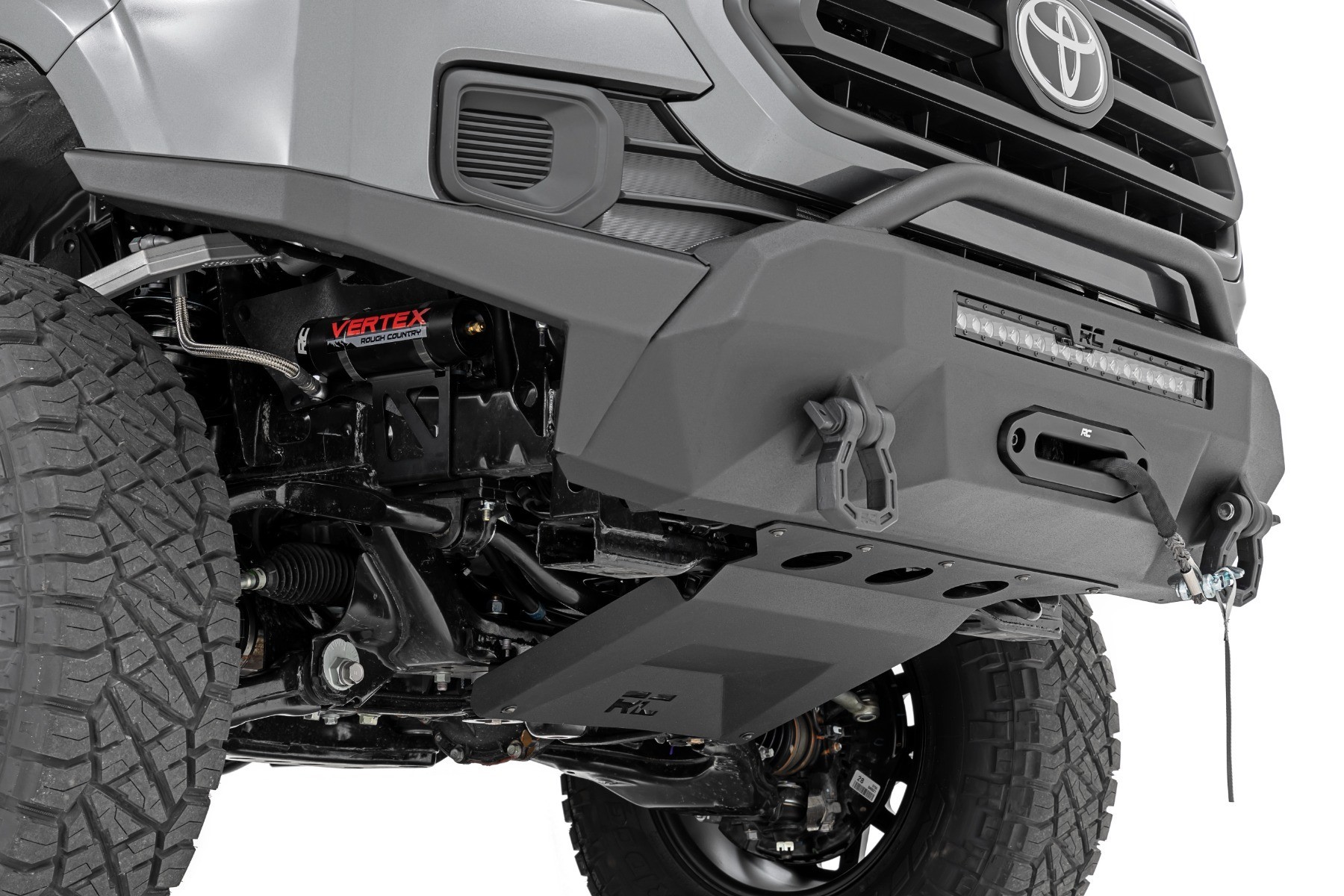 Front Bumper | Hybrid | 20" Blk DRL LED | Toyota Tacoma 4WD (2016-2023)