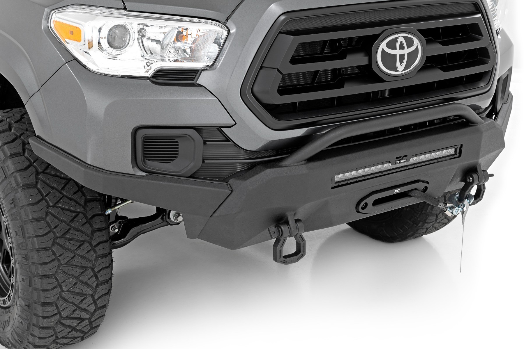 Front Bumper | Hybrid | 20" Blk DRL LED | Toyota Tacoma 4WD (2016-2023)