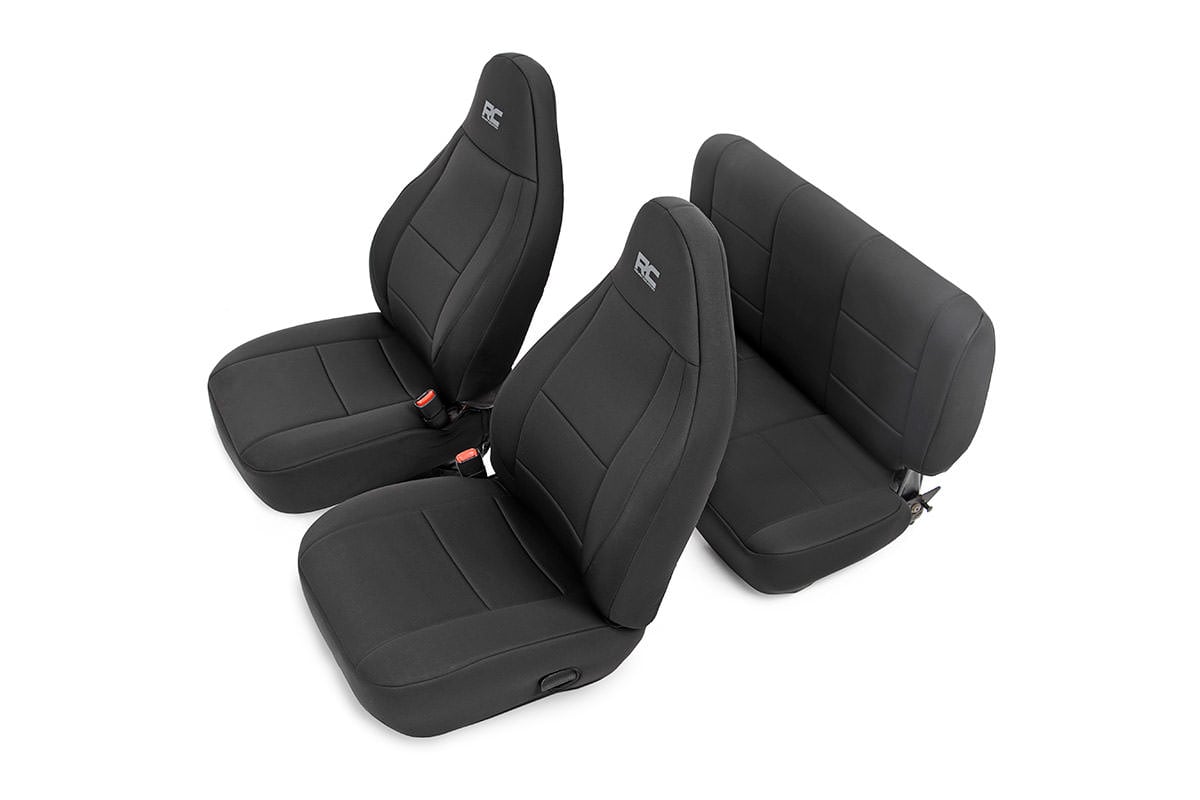 RC-91001 Seat Covers | Front and Rear | Jeep Wrangler TJ (03-06) 4WD