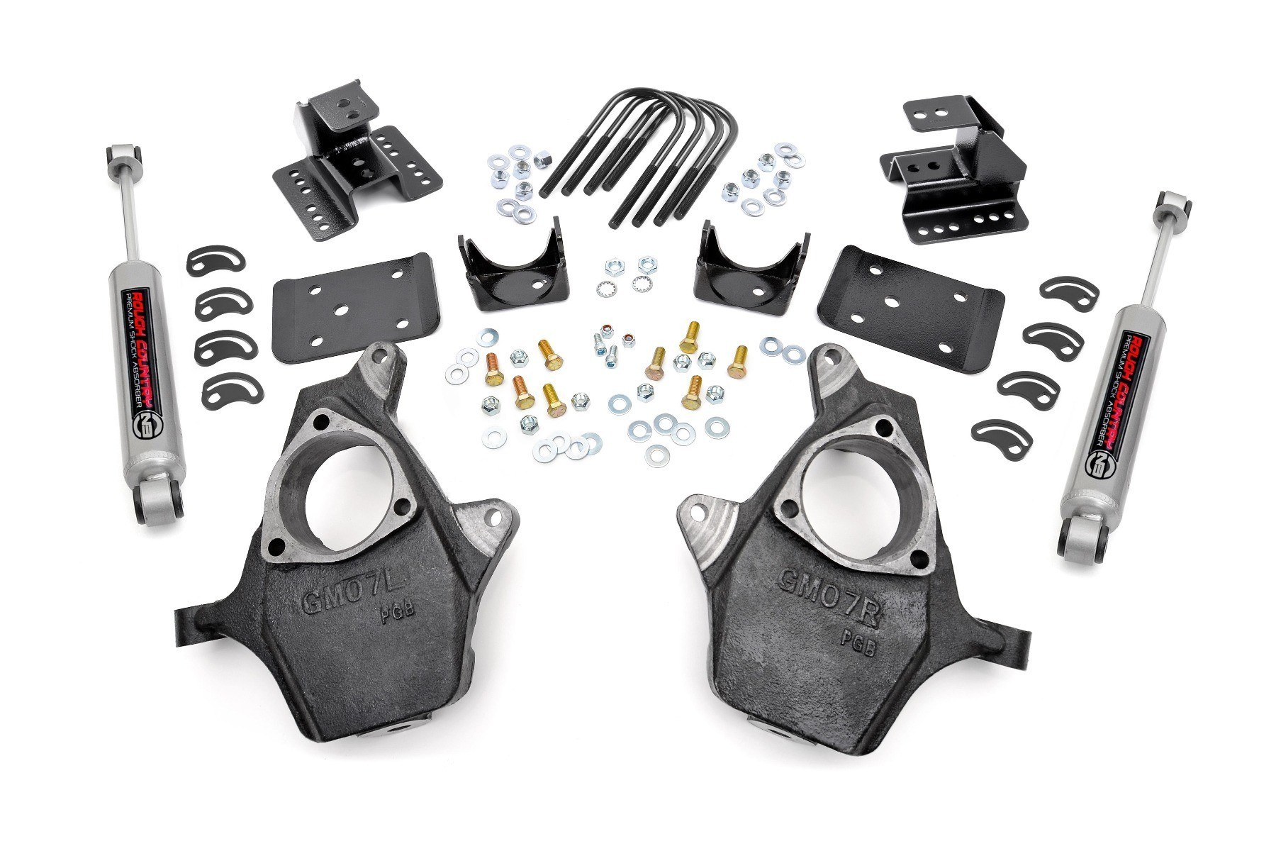 Lowering Kit | 2 Inch FR | 4 Inch RR | Chevy/GMC 1500 (99-06 & Classic)