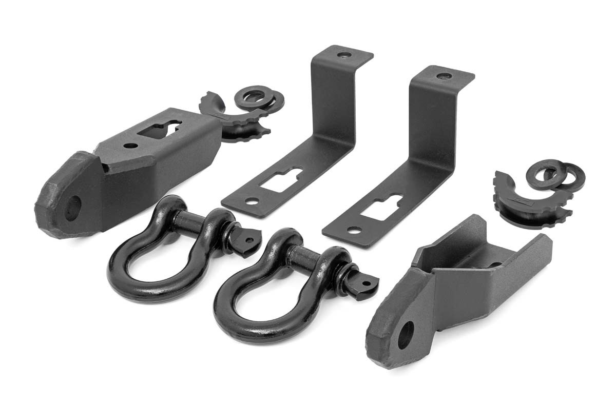 Tow Hook Brackets | D-Ring Combo | Ford Ranger 2WD/4WD (2019-2023)