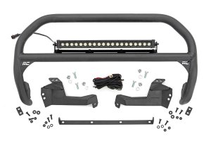 51042 Nudge Bar | 20 Inch BLK DRL Single Row LED | Ford Bronco Sport (21-23)