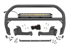 51043 Nudge Bar | 20 Inch Chrome Single Row LED | Ford Bronco Sport (21-23)