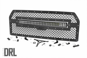 70193DRL Mesh Grille | 30" Dual Row LED | Black Ser | Ford F-150 (15-17)
