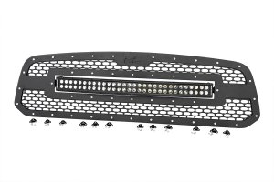 70199 Mesh Grille | 30" Dual Row LED | Black | Ram 1500 2WD/4WD (13-18 & Classic)