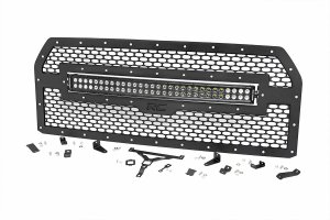 70193 Mesh Grille | 30" Dual Row LED | Black | Ford F-150 2WD/4WD (15-17)