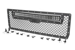 70190 Mesh Grille | 30" Dual Row LED | Black | GMC Sierra 1500 (14-15)