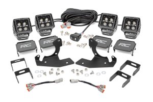 70628DRL Chevrolet LED Fog Light Kit | Black Series w/ White DRL (11-14 Silverado HD)