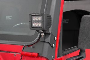 70046 LED Light Mount | Lower A-Pillar | Pod | Jeep Wrangler TJ (97-06)