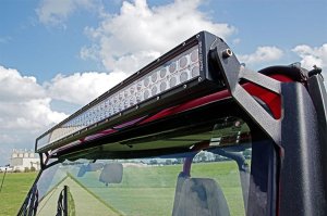 70508 LED Light Mount | Upper Windshield | 50" Straight | Jeep Wrangler YJ (87-95)