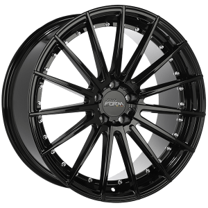 Wheel RF3-V Gloss Black - Chrome Inserts 20x9.0 5x112 ET35 CB 66.6