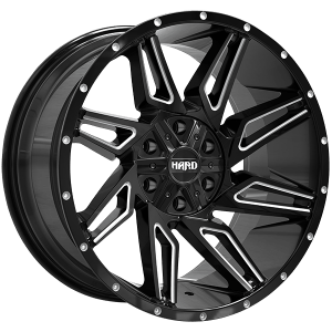 Wheel RUF54 Voodoo Gloss Black - Milled Edge 20x10.0 5x127/5x139.7 ET-12 CB 77.8