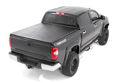 RC46419550 Soft Tri-Fold Bed Cover | 5'7" Bed | No OE Rail | Toyota Tundra (07-23)